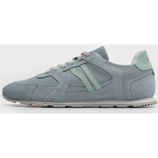 Tênis Feminino Santa Lolla Camurça Azul Claro com Verde