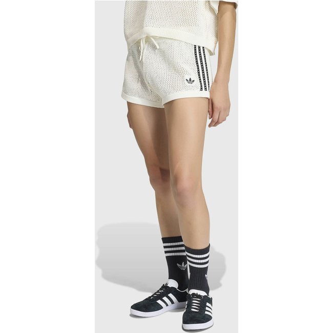 Shorts Feminino adidas Originals Crochets Off White