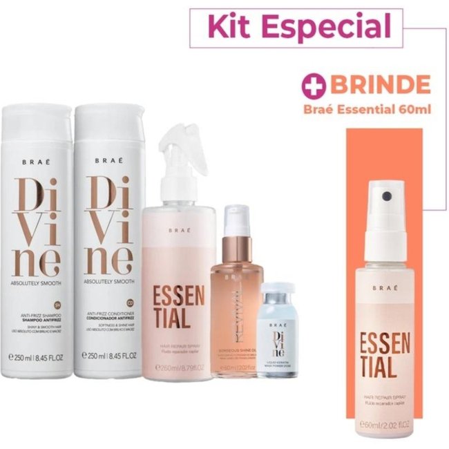 Kit Brae Divine Essential Home Care Especial (5 Produtos)