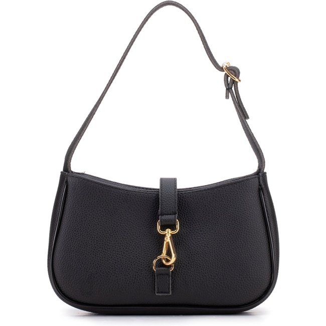 Bolsa Feminina Maria Milão Lateral Charme Preta