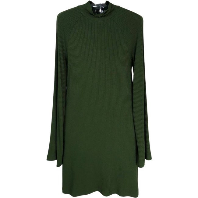 Vestido Canelado Colcci Verde