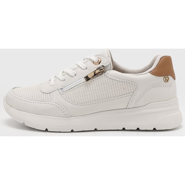 Tênis Feminino Kolosh Cadarço e Zíper Branco
