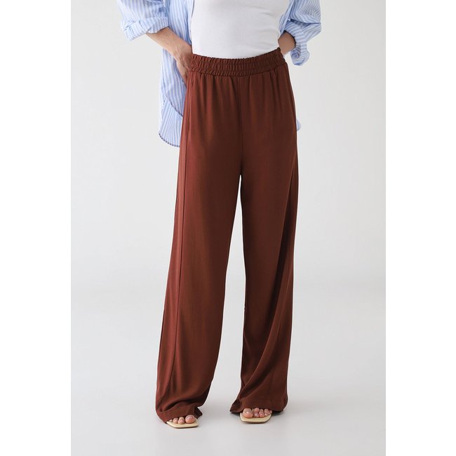 Calça Feminina Hering Cintura Alta Marrom