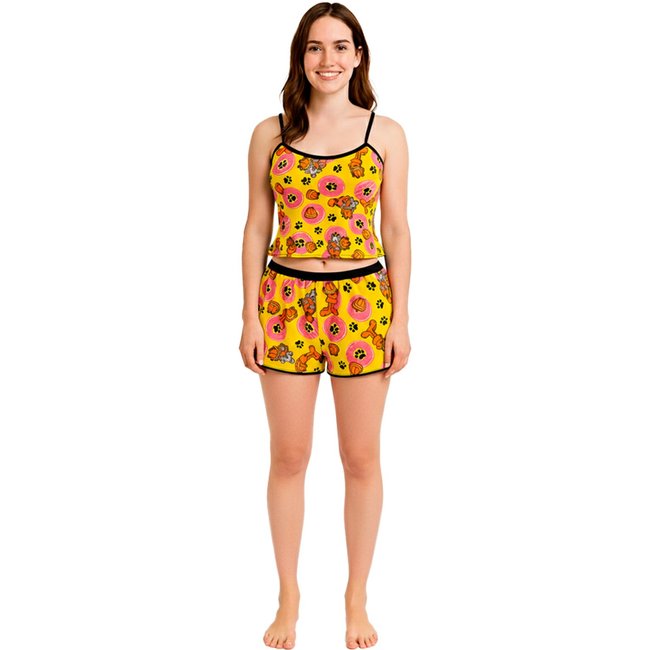Pijama Personagem Feminino Baby Doll Verão Alcinha Adulto