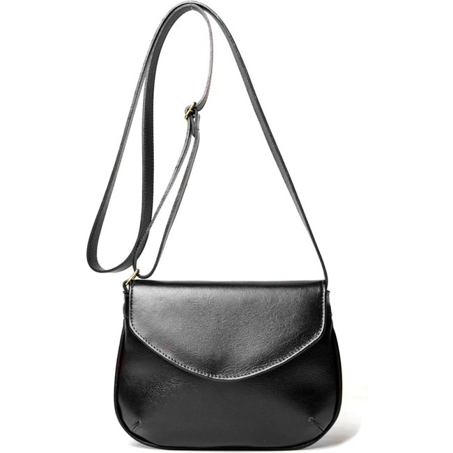 Bolsa Feminina Transversal em Couro Artlux Preto 9064