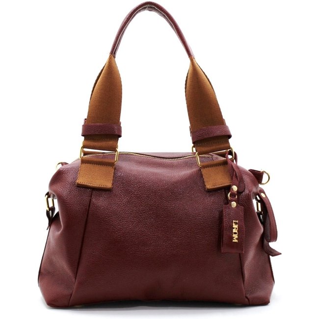 Bolsas Femininas De Couro Lirom Macio Alta Qualidade Marsala