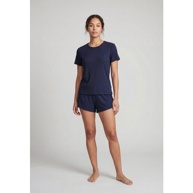 Conjunto Pijama Feminino Hering Top e Short Azul