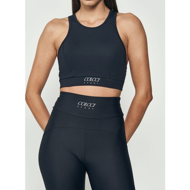 Top Feminino Colcci Sport Original Preto Com Bojo