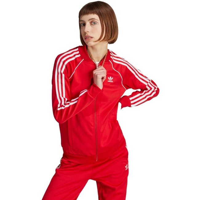 Blusa Adicolor Classics SST adidas Originals Vermelho