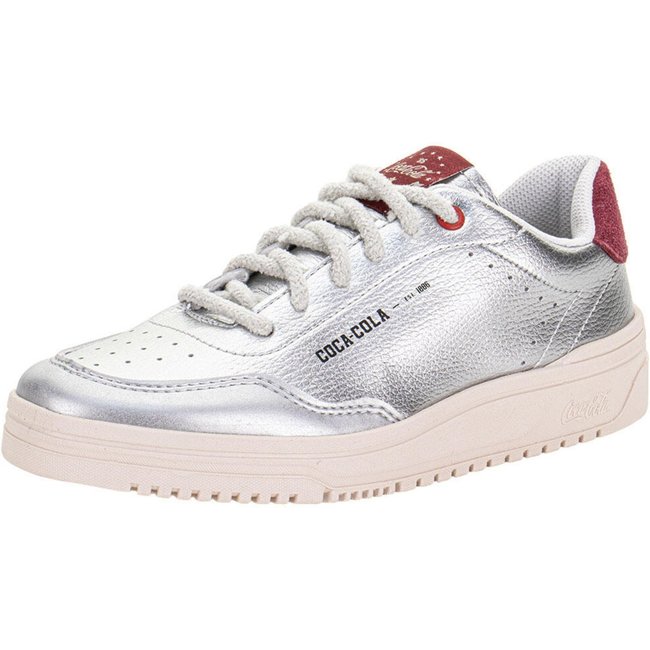 Tênis Feminino Charm Town Coca-Cola Cc2497 5372497 Prata