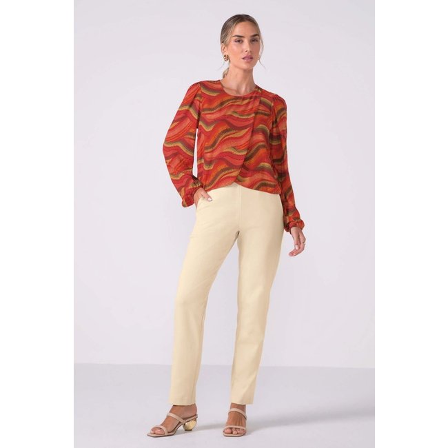 Calça Feminina Moletom Marialícia Bege