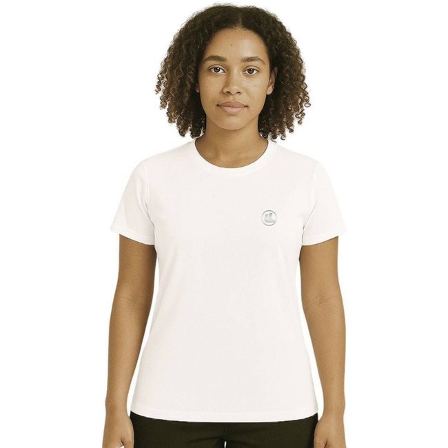 Camisa Esporte Legal Baby Look Solutio UV45+ Feminina - Branco - esporte legal