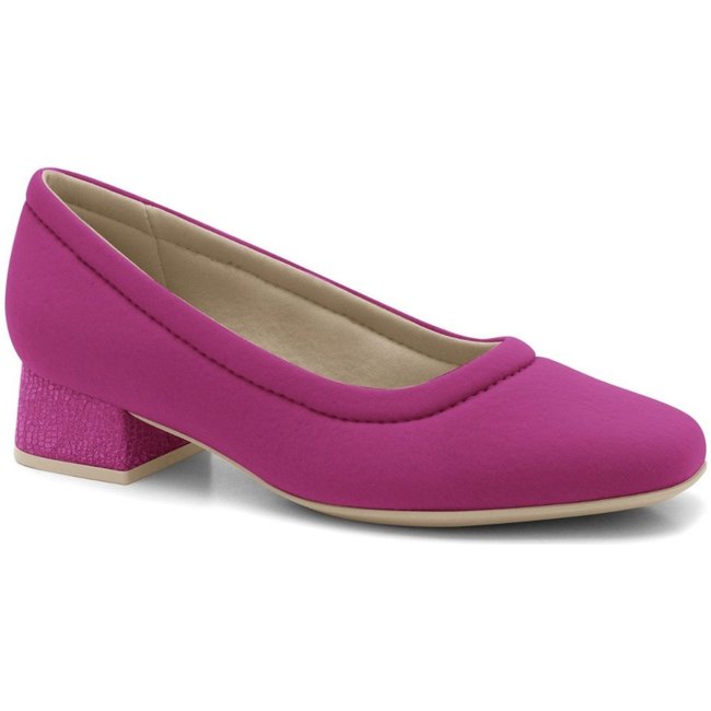 Sapato Social Feminino Rosa Comfortflex 2495422-5