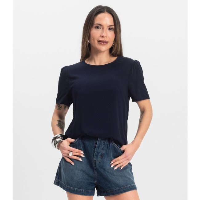 Blusa Feminina Em Viscose Infinita Cor Azul