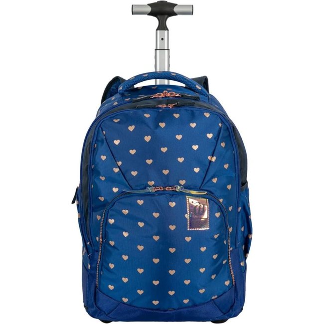 Infantil - Mochila Sestini Com Carrinho 2 Comp Capricho Wishes Azul