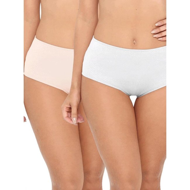 Kit com 2 Calcinhas Alta Love Secret 819304 Branco