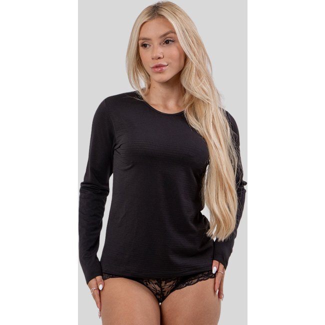 Blusa Manga Longa Segunda Pele Inverno Básica Camisa Anágua