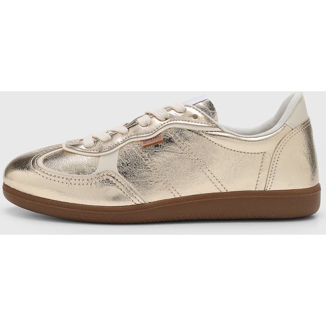 Tênis Feminino Anacapri Metalizado Dourado