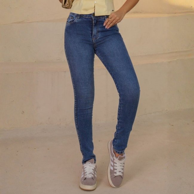 Calça Jeans Skinny Básica Feminina Revanche Cemenelo