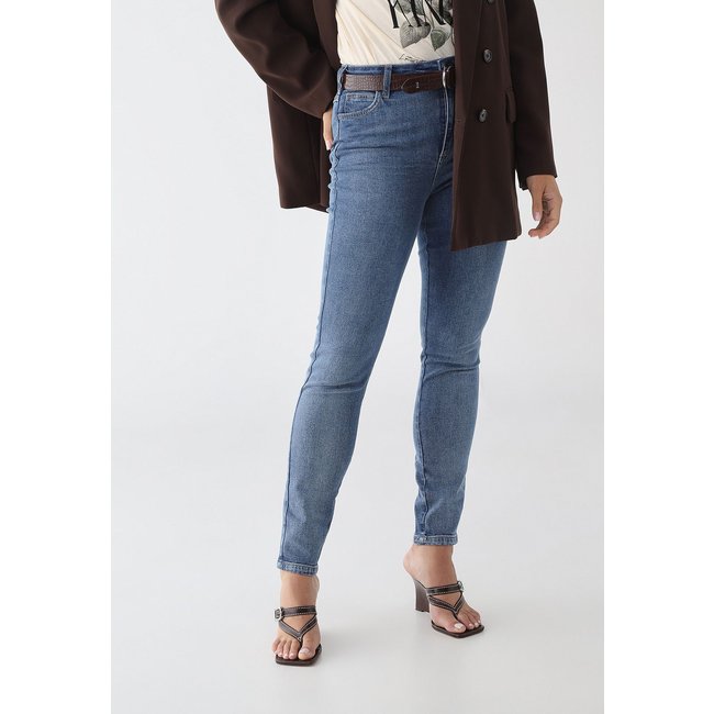 Calça Jeans Feminina Colcci Cintura Alta Azul Médio
