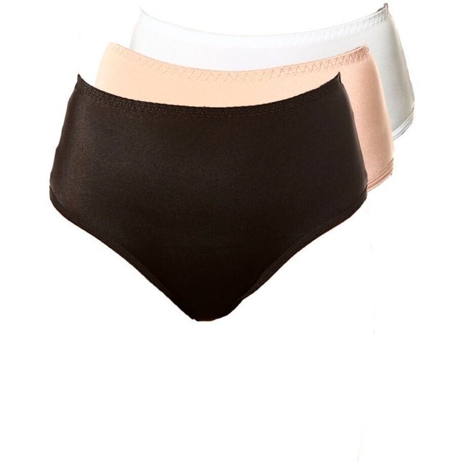 Kit com 3 Calcinhas Alta Chanson Demillus 57850 Branco