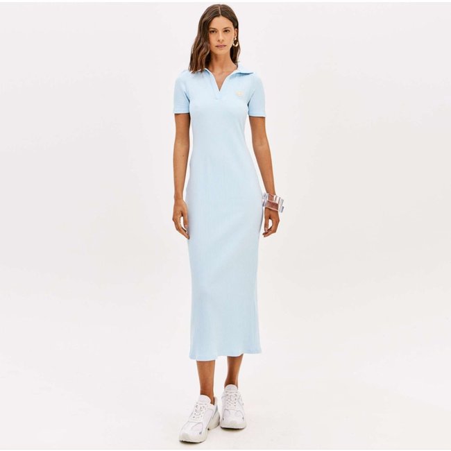 Vestido Super Mid Easy Lança Perfume Polo Pr26 Azul Feminino