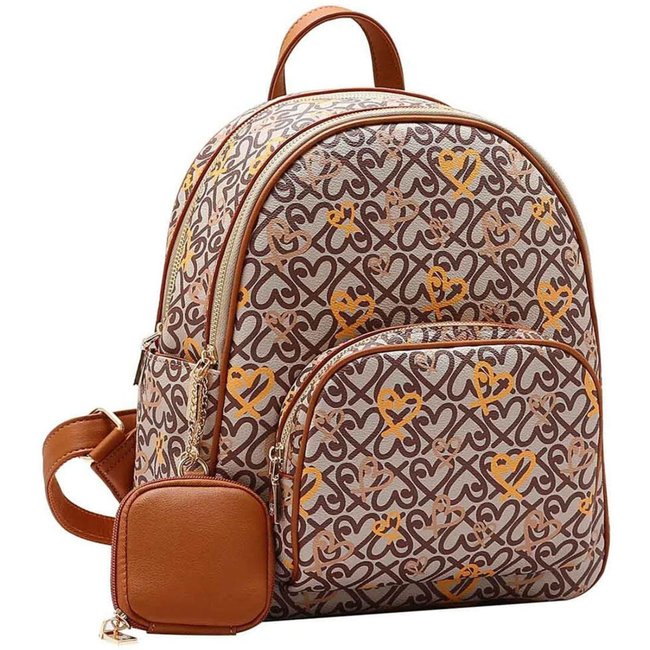 Mochila Feminina Chenson Cg84987 1824987 Café