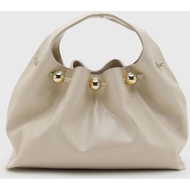 Bolsa Feminina Arezzo Média Esferas Bege