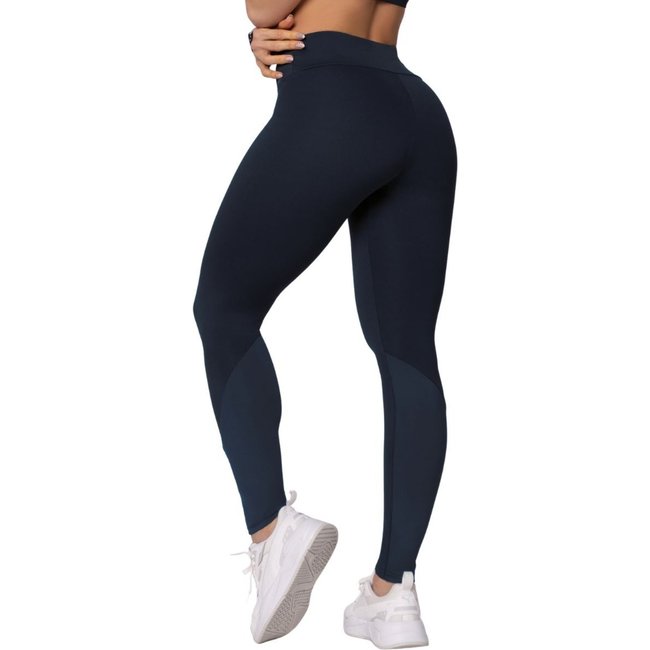 Legging Fitness com Recortes Poliamida Selene
