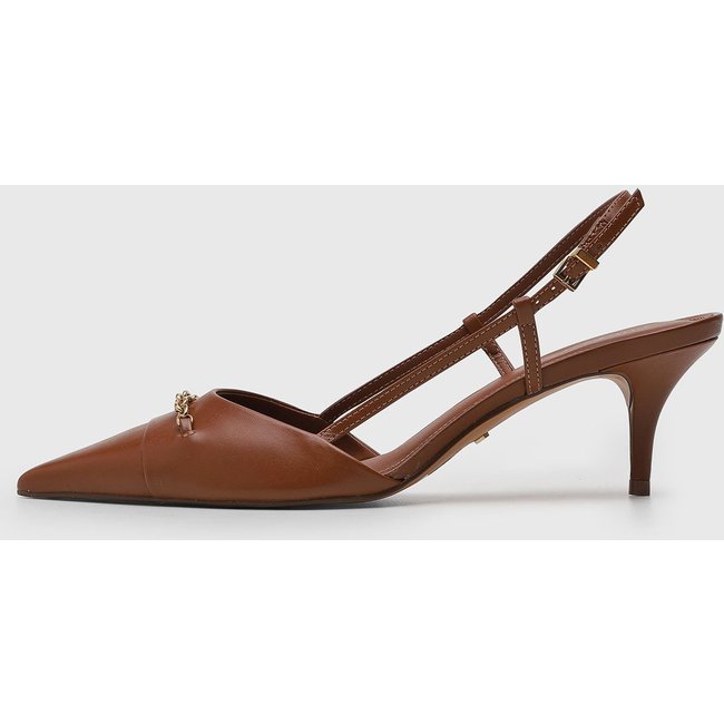 Scarpin Feminino Arezzo Slingback Marrom