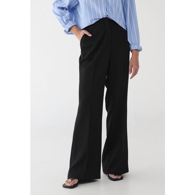 Calça Feminina Lez a Lez Reta Cintura Alta Preta