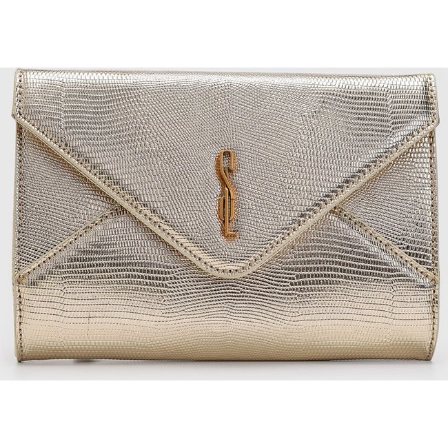 Clutch Transversal Santa Lolla Alça Corrente Dourada