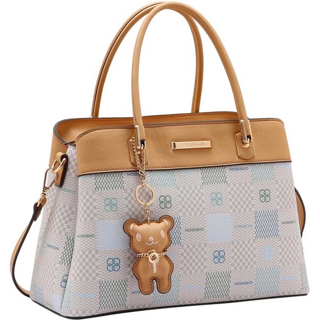 Bolsa Feminina Chenson Original Elemento Gráfico Mão Off-White 3485095