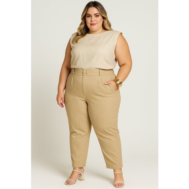 Calça Rudély Plus Bege