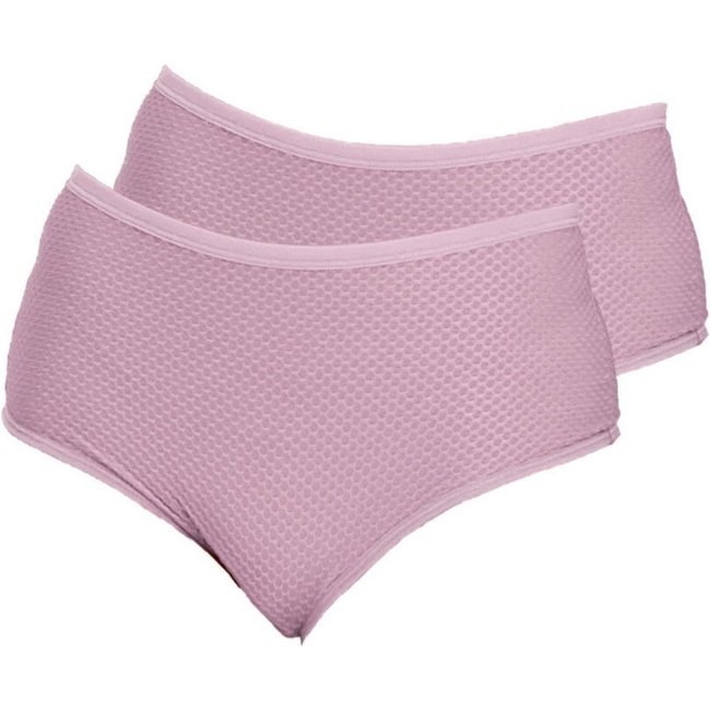 Kit com 2 Calcinhas Alta Dilady 203203 Plus Size Rosa