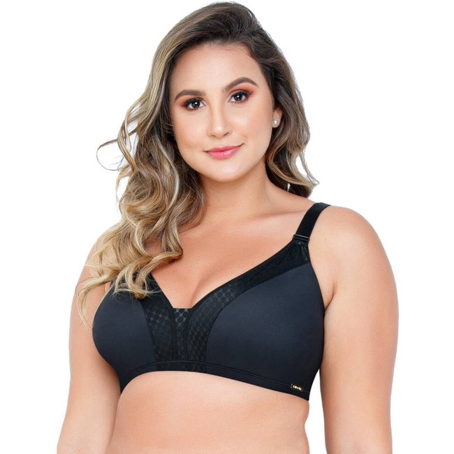 Sutiã Sustentação Dilady 122110 Plus Size PRETO