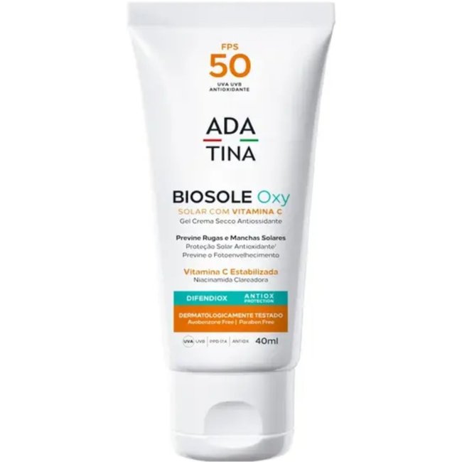 Protetor Solar Ada Tina Antioxidante FPS 50 Ada Tina Biosole Oxy 40ml 40 ml