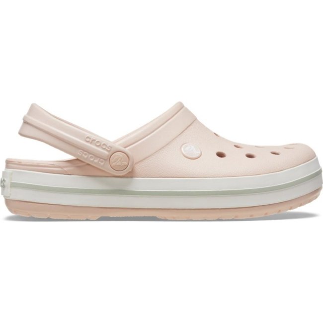 Sandália crocs crocband quartz Bege