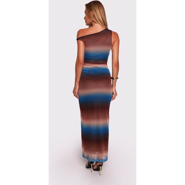 vestido longo de tule entardecer Mundo Lolita