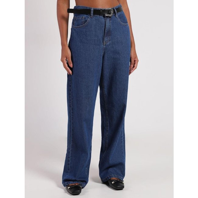 Calça Jeans Wide leg Autentique Feminina AZUL