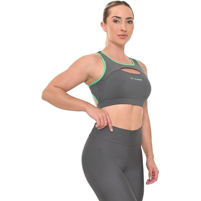 Top Flex Compression Olympikus Feminino GG Cinza