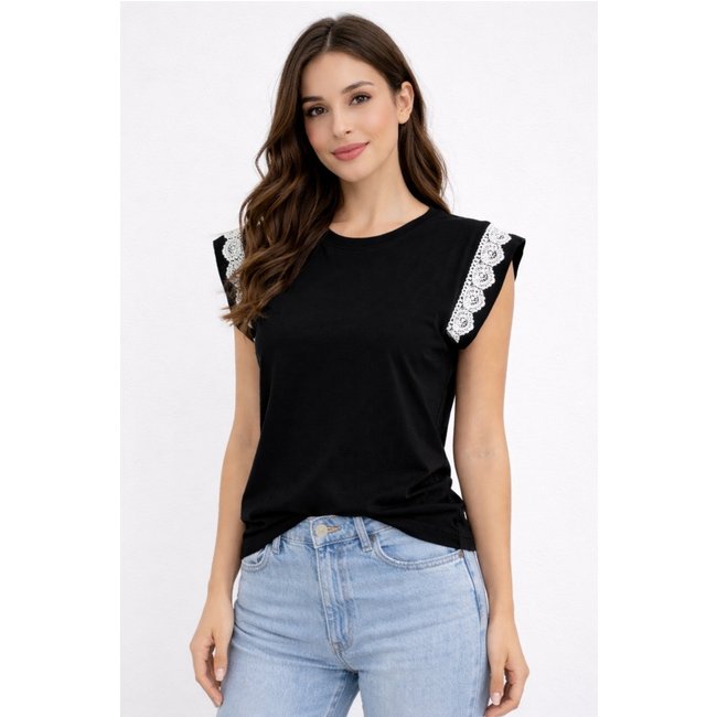 Regata D Bell Outlet Fashion Rendinha Preto