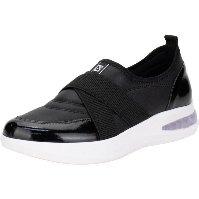 Tênis Feminino Slip On Piccadilly 940004 0089404 Preto