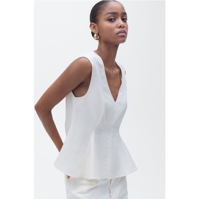 Regata Mango Peplum Off-White