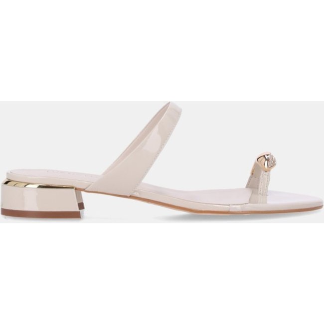 Chinelo Couro Luz da Lua - 80910012 Luz Da Lua Off-white