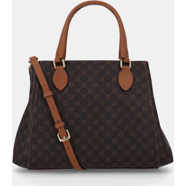 Bolsa Tote Média Monograma Mocca - 10001039 Luz Da Lua Marrom