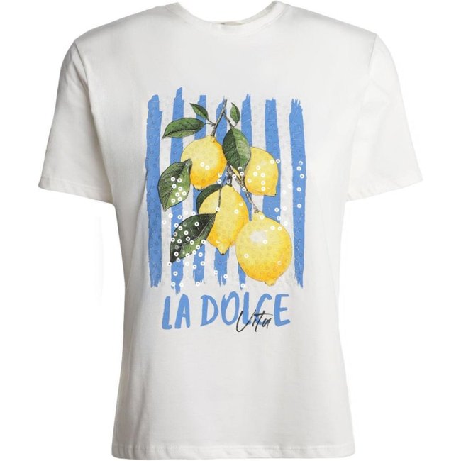 Blusa Siciliano Bordado Autentique Feminina OFF WHITE