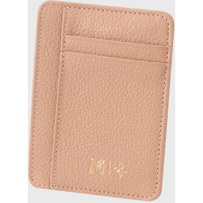 Porta-Cartão de Couro Mariart 723 Creme