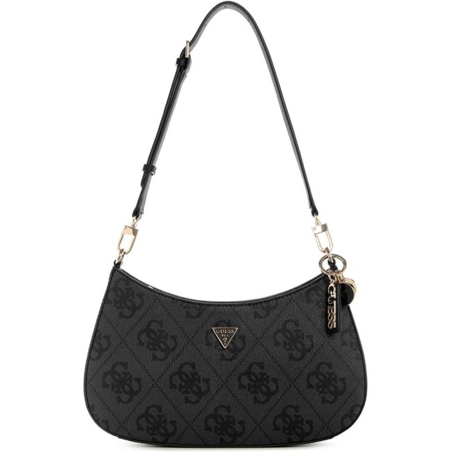 Bolsa Guess Noelle Ii Top Zip Shoulder Bag Preto