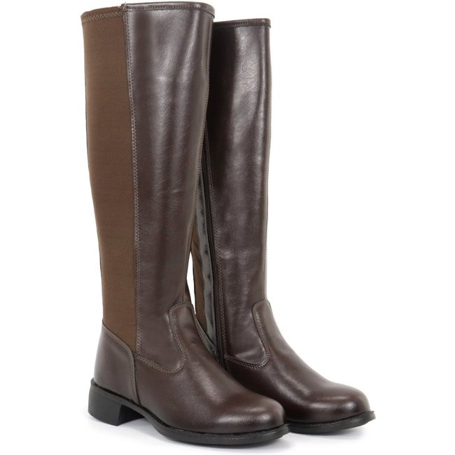 Bota Feminina Montaria Cano Longo Estilo e Conforto 5000 Cafe